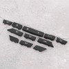 11pcs Car Interior Accessory AC Air Conditioning Button Fits for