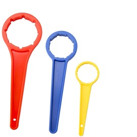 3 PCS Bucket Opener Tools, Can Opener for Drums, Industrial Container Key, Cap Removal Tool, Plastic Bucket Tool, Barrel Key, Can Opener for Screw Caps