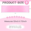 6 Pack Pink Table Runner,Satin Table Runner, 12 x 72