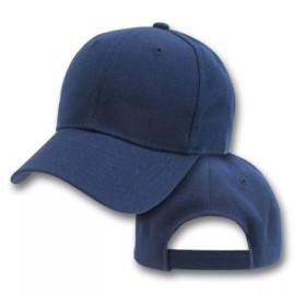 BIGHEADCAPS Big Size Navy Adjustable Baseball Cap  2XL - 4XL  BIGHEADCAPS