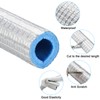 PATIKIL 5.6Ft Pipe Insulation Foam Tubing, 2Pcs 32mm(1-1/4") ID 50mm(2")