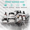YASONIC Corner Shower Caddy, 3-Pack Adhesive Bathroom Caddy with Soap