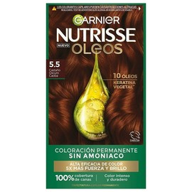 Tinte para cabello Nutrisse Oleos sin amoniaco 5.5 castaño claro caoba