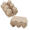 SOUJAP 30 Pack Half Dozen Egg Cartons, 6 Count Paper