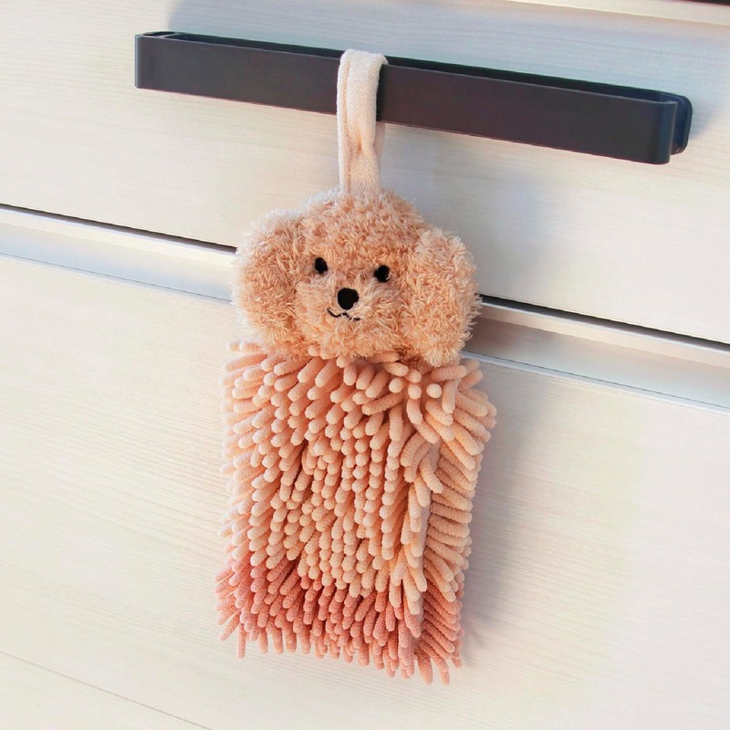 OKA Fundy Animal Mole Towel Poodle Beige (Cute Dog, Dog