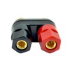 Double Row Banana Socket,Traovien Banana Plugs One Couple, Terminals Red