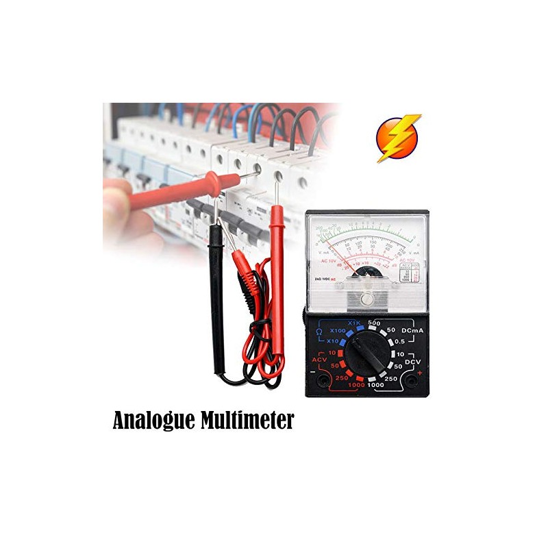 Analogue Multimeter Voltimeter Electrical Continuity Tester YX 1000A AC DC