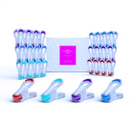 Clothes Pegs for Washing Line – Soft Grip & No Metal Rust | Strong & Durable Laundry Pegs | Ideal for Washing Lines, Airers & Rotary Dryers | Weatherproof Pegs (Pack of 48)