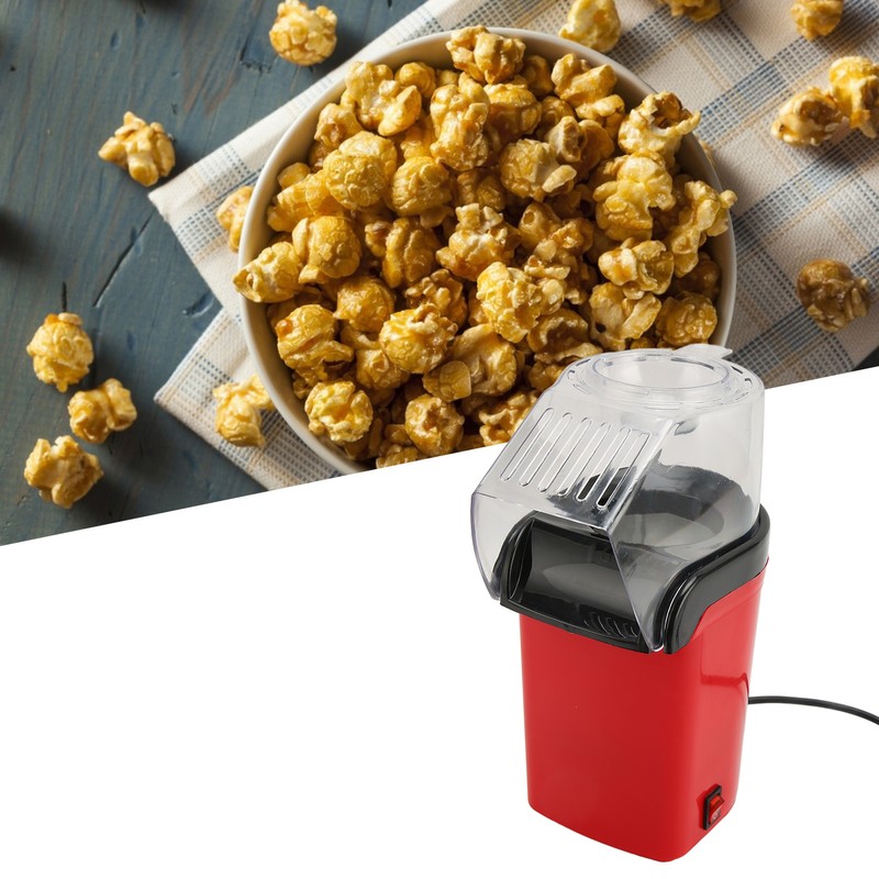 Mini Popcorn Machine Oil Free Healthy Hot Air Popcorn Maker