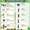 5FT Whimsical Christmas Tree Prelit, Artificial Bent Christmas Tree with