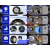Snow-Chains Auto Fixing 1 Min Quick Fit Easy Installation Tire-Chains,