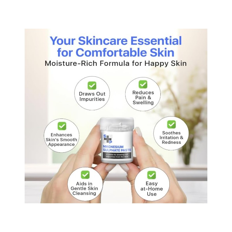 S+P PHENOL-FREE Magnesium Sulphate Paste 50g Bundle + 5 Waterproof