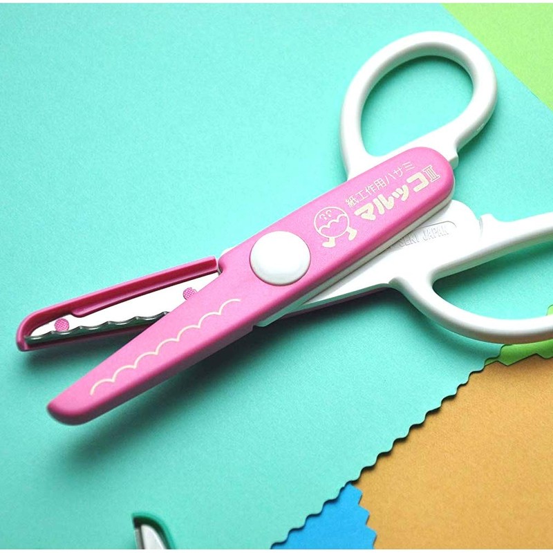 長谷川刃物 はさみ 工作 マルッコII ピンク JPS-685 全長:14 刃渡り:4(cm)