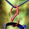 Light camping carabiner - color random x 4 military supplies