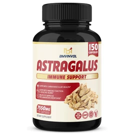 Astragalus Root Extract Capsules 7550mg, Highest Potency with Ginger, Garlic, Tulsi - Max Strength - Supports Cardiovascular Health and Healthy Immune Function - 150 Capsules*
