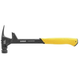DeWALT Rip Claw Demolition Hammer 624g (22oz) Thick one Piece Steel Construction Heat Treated Steel Shaft for All Round jobsite Durability Optimal Weight Distribution Provides a Controlled Swing