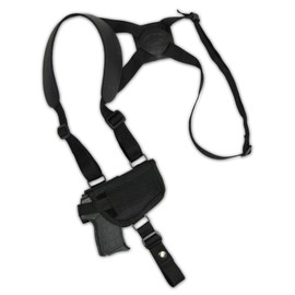 Barsony Cross Harness Shoulder Holster for Colt Mustang Pony right