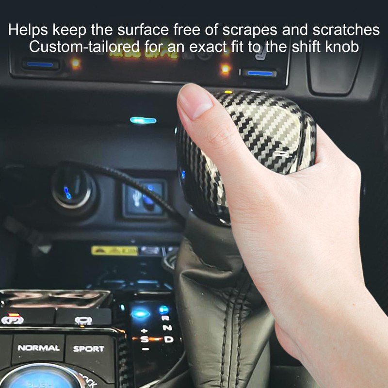 OSNLEW Gear Shift Protective Panel, Gear Shift Knob Cover Interior