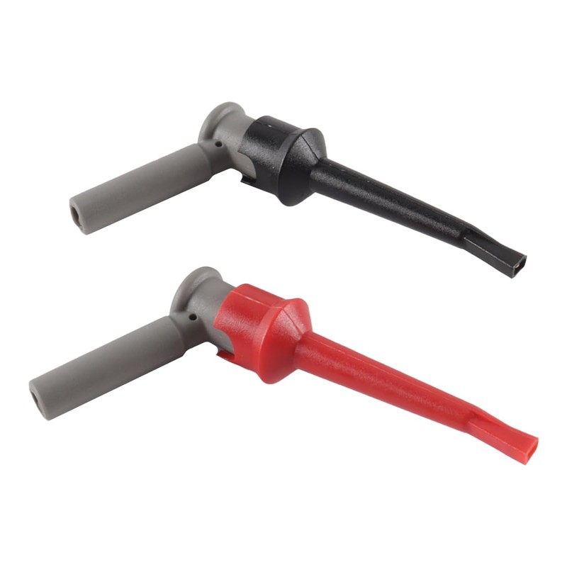 Orivin 2 Pcs Insulated Test, Hook Probes Clip with 4