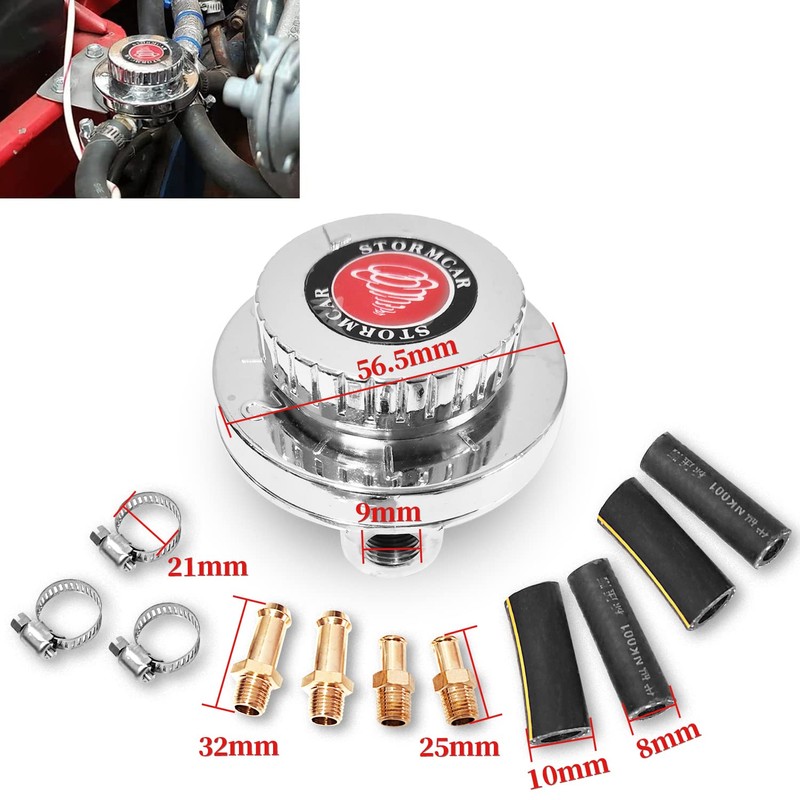 Baiann Fuel Pressure Regulator Kit Carburetor Carb Fuel Pump FPR,