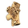 MAISONICA Wooden Wall Hanging Beehive 3 Bee Sculpture Ornament Gift