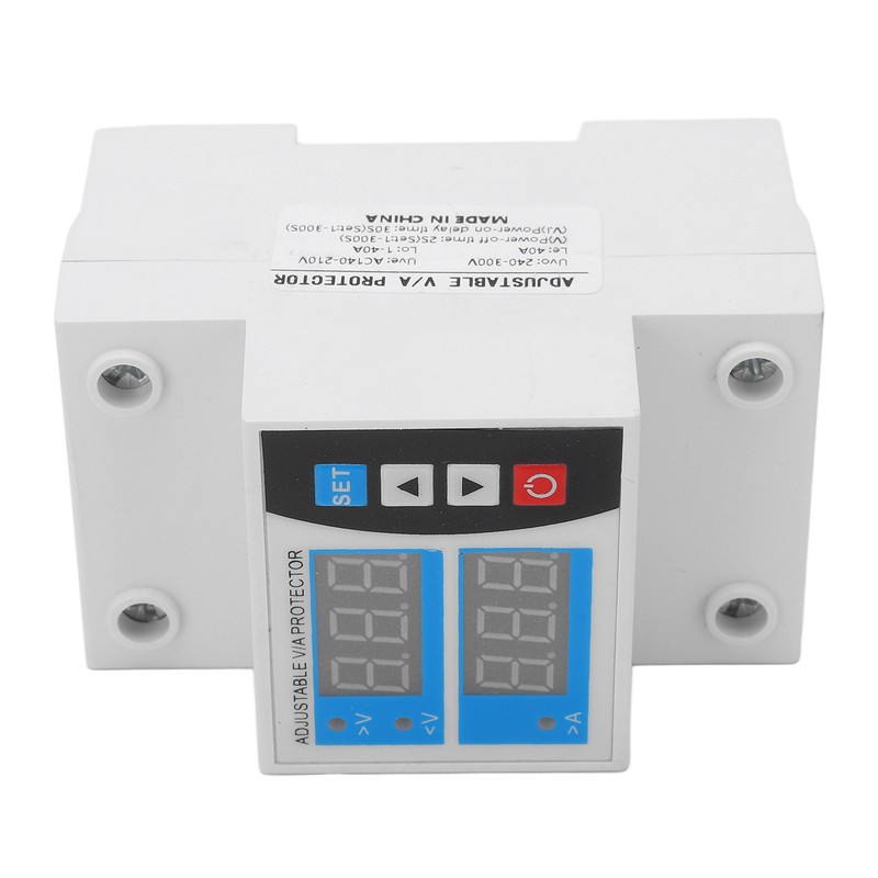 Over Under Voltage Protective Device Digital Display Protector Auto Reset