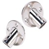 Boat Hand Rail Fitting Stainless Steel 45 Degree Round Base