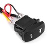 WeiSen 2 Pack UTV/ATV 12V Horn Kit with Rocker Switch