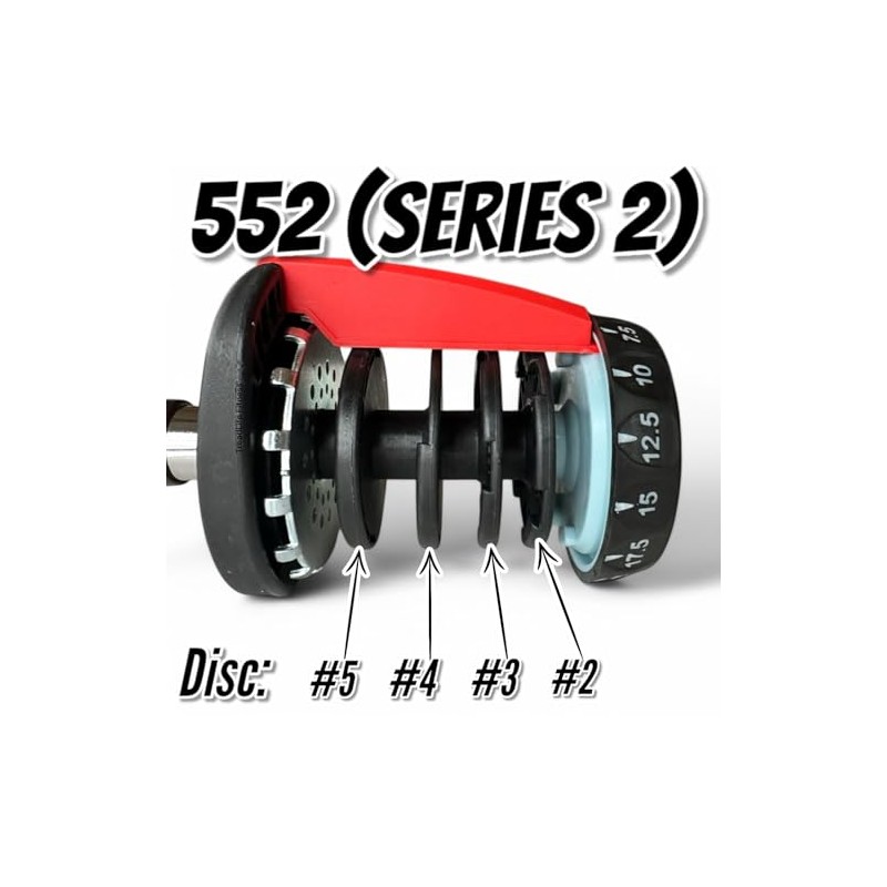 TreadLife Fitness Replacement Disc - Replacement for Bowflex SelectTech 552