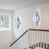 Cainjiazh Dimmable Modern Crystal Chandeliers LED Mini Ceiling Light with