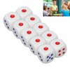 QANYEGN 10Pcs 6 Sided Dice Set, Game Bulk Dices, Table