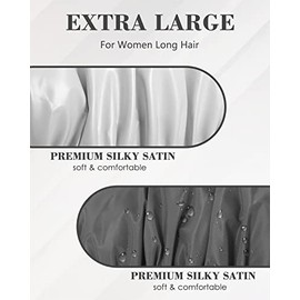 Aquior Gorro Ducha Reutilizable Mujeres Hombres Impermeable Varias Capas Cabello Tamaño Grande Largo Trenzas Rizado Corto