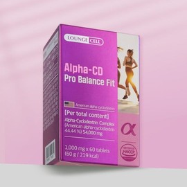 [라운지셀] 알파CD 프로 밸런스 핏 (1000mg*60정) [Loungecell] Alpha CD Pro Balance Fit (1000mg*60 Tablets)