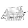 MH GLOBAL Slatwall Gridwall Pegboard Shallow Front Sloping Basket Display