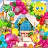 Tropical Balloons Arch Garland Kit, Luau Flamingo Summer Beach Party