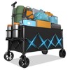 7.8 cu ft Extra Large Wagons Carts Foldable with 360lbs