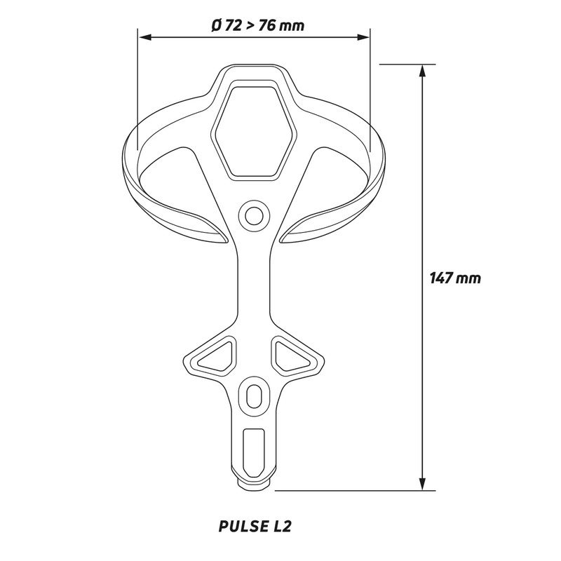ZEFAL Pack Pulse L2 - Two Carbon Bottle Holders for