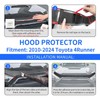 Titibett Hood Deflector Fits for 2010-2024 Toyota 4Runner Hood Protector