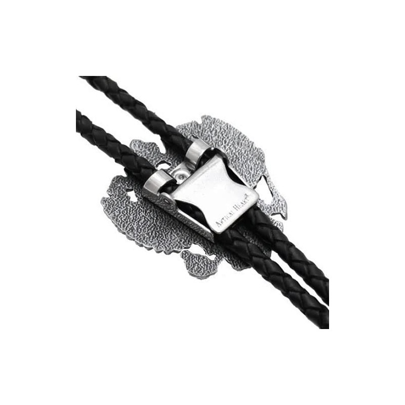 [Bowties.jp] 双頭の鷲 紋章 ループタイ ネックレス ポーラータイ ポロタイ ボロタイ prt0166