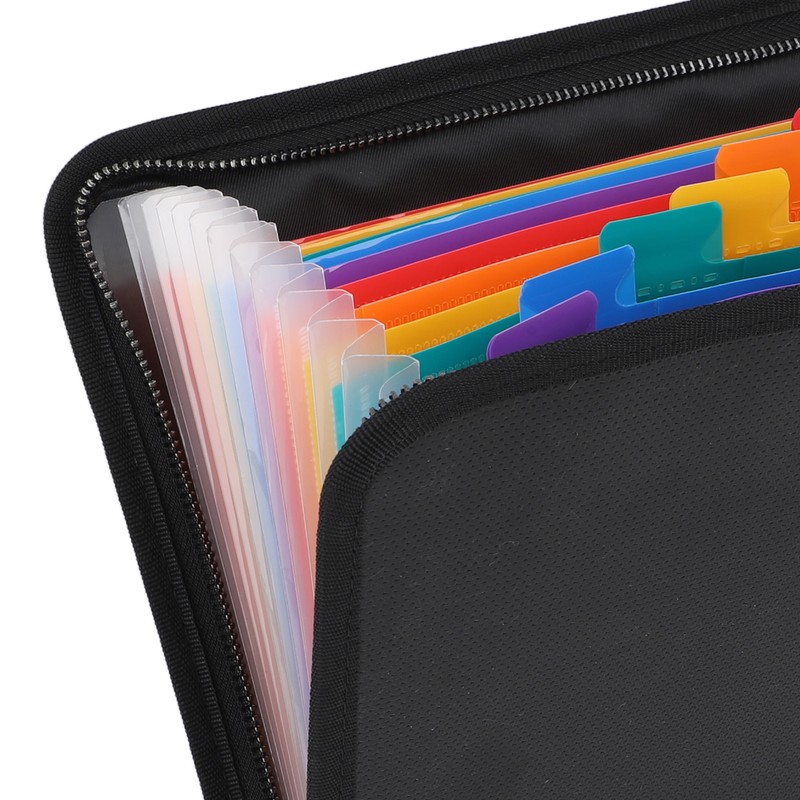 Fireproof Document Bag Professional Safe Heat Insulated 12 Pages Waterproof