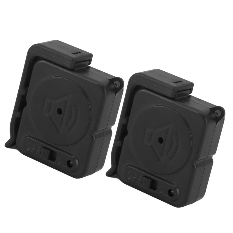 2pcs Door Handle Alarm Anti Theft Vibration Triggered Portable Door