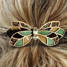 Hair Clips for Women, Cute and Small, Nice 3D Look Assorted Colors, Perfect for Weddings and Parties (Pack of 1)