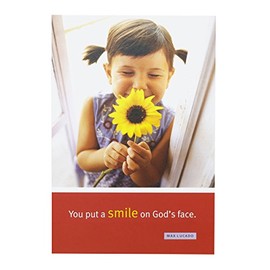 DaySpring Max Lucado Thinking of You Greeting Cards w Embossed Envelopes - Flower, 6 Count