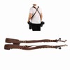 Ejoyous Camera Harness for 2 Cameras, Adjustable Dual Leather Camera