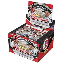 2024 Bowman Baseball Retail Display Box - 24 Packs Per Box, Large, White