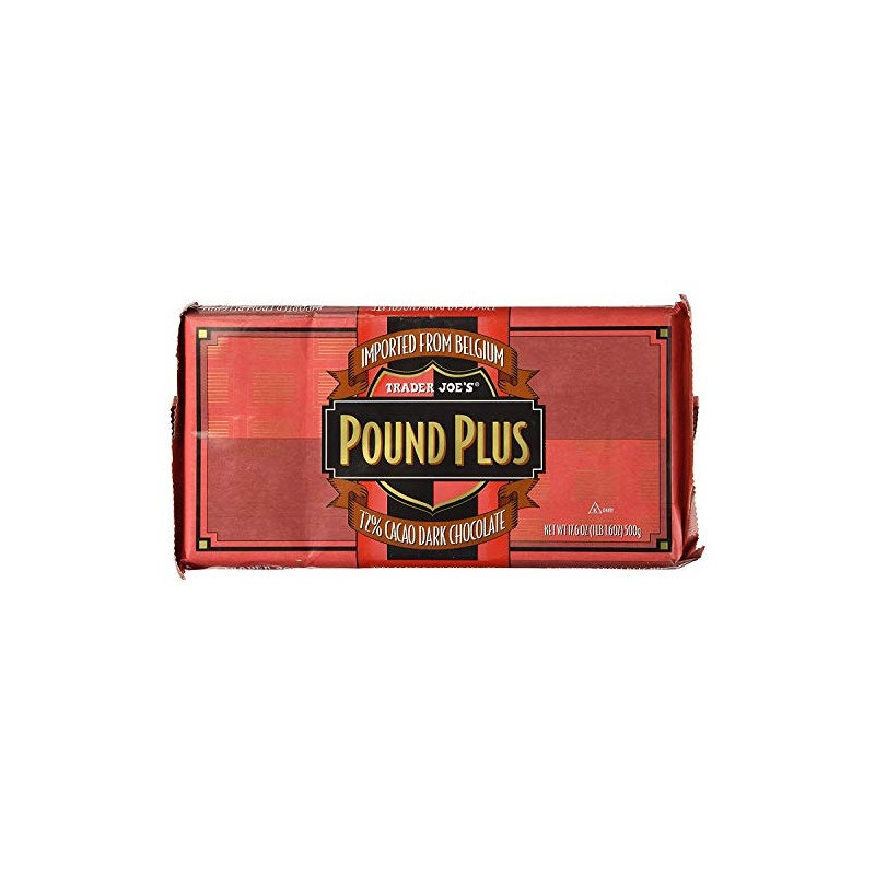 Pound Plus GIANT Belgian 72% Dark Chocolate Bar - 1