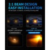 7443 LED Brake Bulbs Amber, 7441 7444 T20 W21 LED
