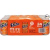 Fanta Orange Soda 7.5oz Small Mini Cans 3/8 Packs (24 Cans)