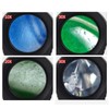 LED UV Loupe Rechargeable Foldable Portable Metal 30X Pocket Magnifier
