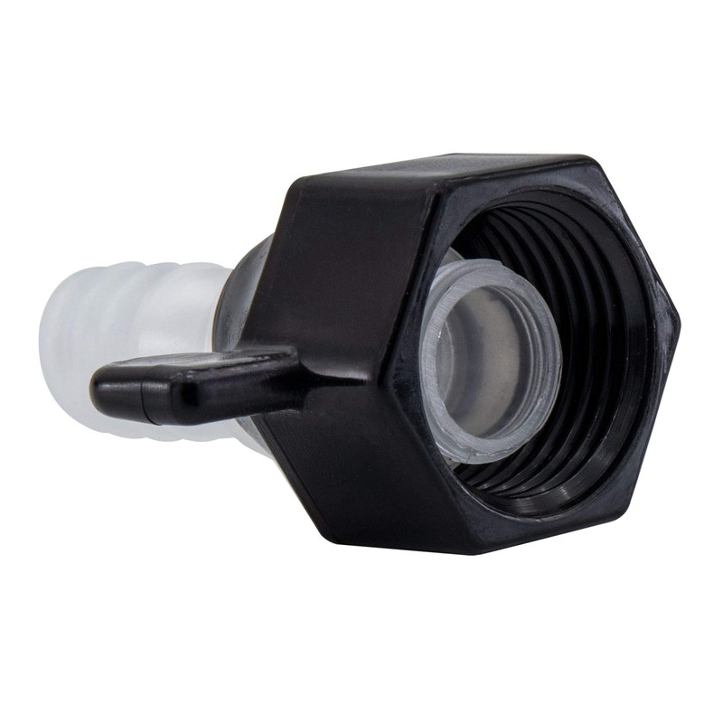 RV Plumbing Fitting 1/2" Swivel to 1/2" Barb | Barb